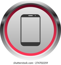 illustrating of modern icon phone