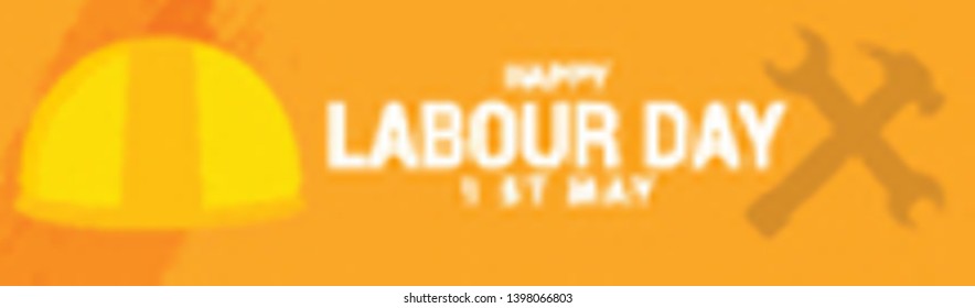 Illustration Of 1 May International Labour Day Background.