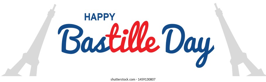 
Illustration Of 14th July Background For French National Day,Happy Bastille Day.