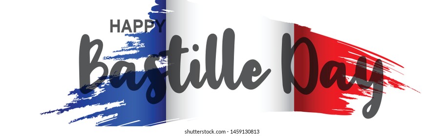
Illustration Of 14th July Background For French National Day,Happy Bastille Day.