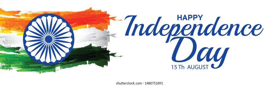 
Illustration Of 15 August Happy Independence Day Celebration Background.