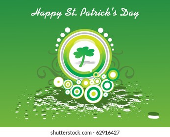 illustration for 17th march, happy st patricks day