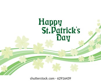 illustration for 17th march, happy st patricks day