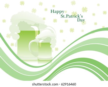 illustration for 17th march, happy st patrick day