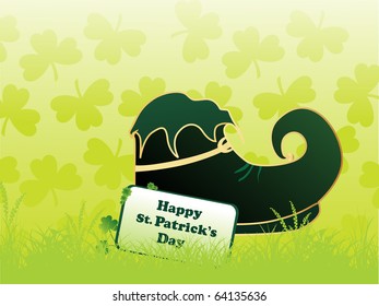 illustration for 17th march happy st. patrick's day