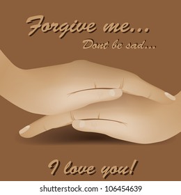 Illustration of 2 hands on each other