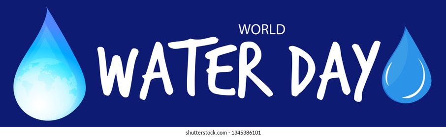 
Illustration Of 22 March World Water Day Background.
