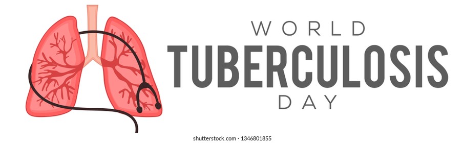 Illustration Of 24 March World Tuberculosis Day Background.