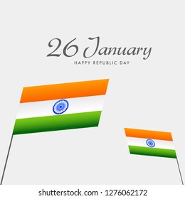 
Illustration Of 26 January Indian Republic Day Background.