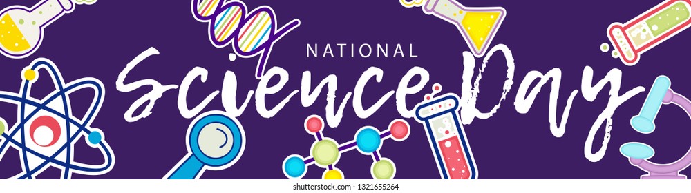 Illustration Of 28 February National Science Day Background.