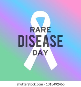 
Illustration Of 28 February Rare Disease Day Background.