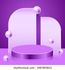 Illustration 3d abstract scene background