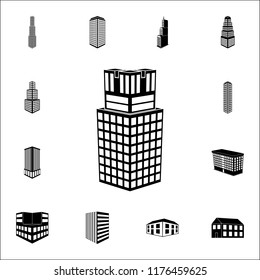 Illustration Of 3d Building Of The University Icon. 3d Building Icons Universal Set For Web And Mobile