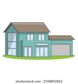 The Illustration of 3D House