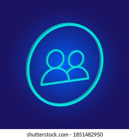 illustration of 3d icons on blue background