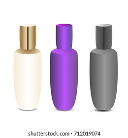 illustration of 3d perfume bottle