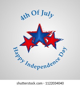 illustration of 4th of July US independence day background