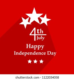 illustration of 4th of July US independence day background