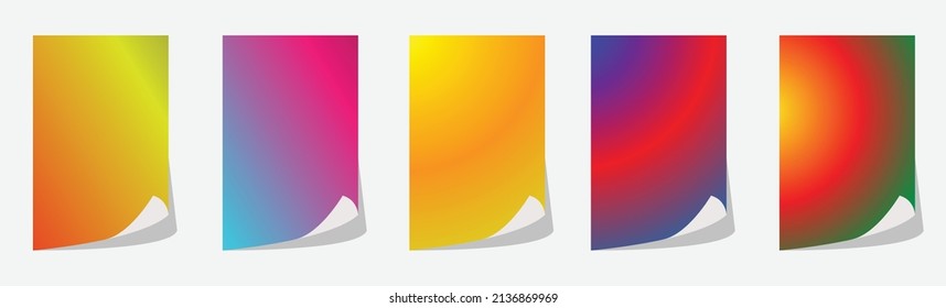 illustration 5 abstract linear background suitable for editing