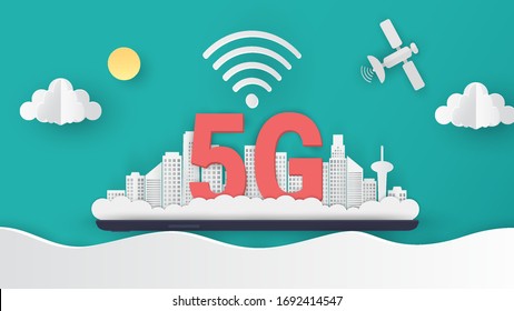 Illustration of 5G and supports 5G in every city