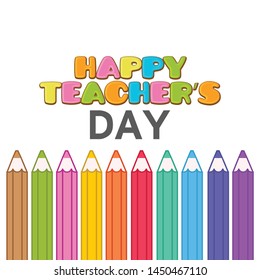 Illustration 5th September Happy Teachers Day Stock Vector (Royalty ...