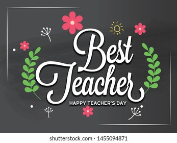 Illustration 5th September Happy Teachers Day Stock Vector (Royalty ...