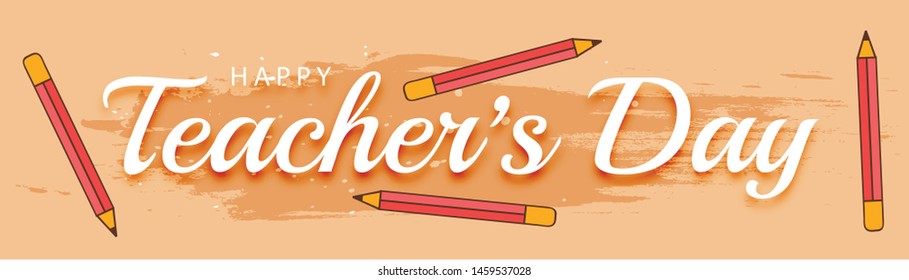 
Illustration Of 5th September Happy Teacher's Day Background.