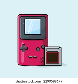 The Illustration of 90s Game Console