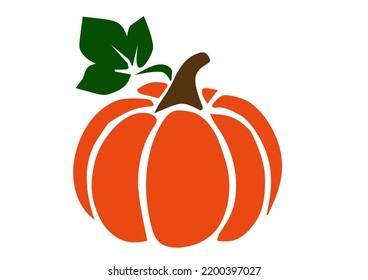 Illustration of a, Pumpkin Icon