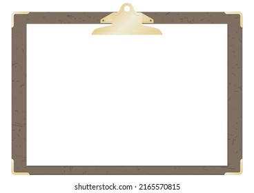 Illustration of A4 horizontal format binder