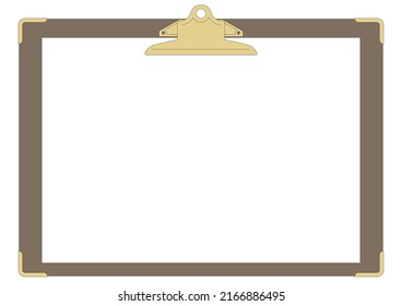 Illustration of A4 horizontal format binder