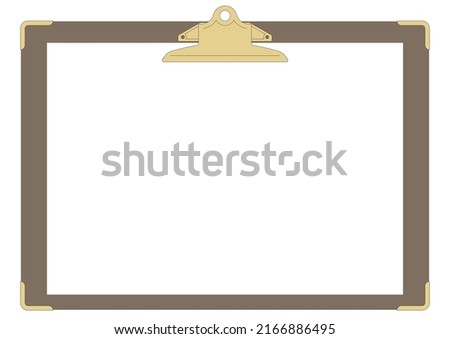 Illustration of A4 horizontal format binder