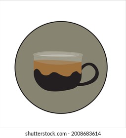 the illustration about a cup if tea