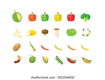 Ilustración sobre la fruta con un bonito estilo.