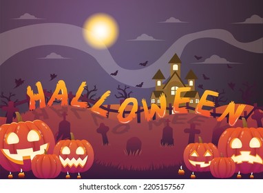 It's an illustration about Halloween.