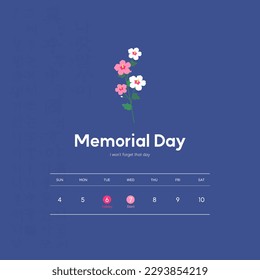 illustration about korean memorial day, delivery notice 