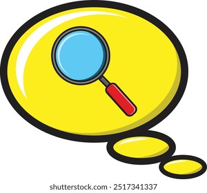 Ilustração sobre como procurar ideias