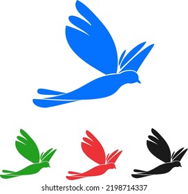 Illustration about Mascot Image of a bird flying