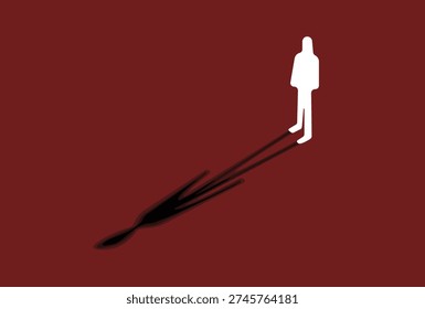 Illustration about mental depth and human psychology