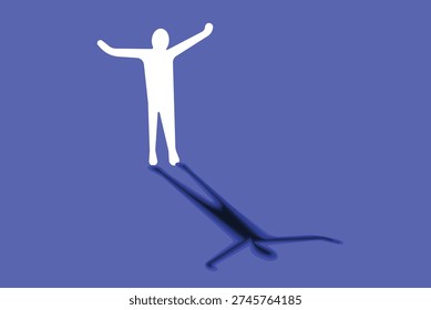 Illustration about mental depth and human psychology