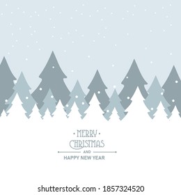 An illustration about pine wood tree  poster, card invitation, brochure, banner for christmas vector design.