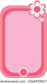 Illustration about pink decorations .