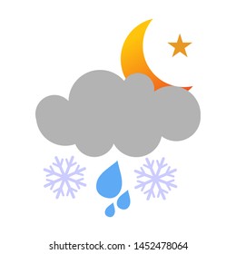 Illustration about Simple of Weather icon