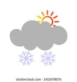 Illustration about Simple of Weather icon