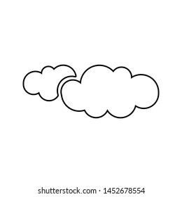 Illustration about Simple of Weather icon bw
