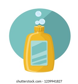 illustration about washing dishes, vector