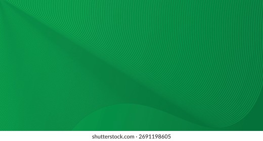 Ilustración. Diseño de fondo de Vector verde abstracto. onda