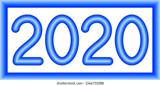 Illustration of the abstract 2020 numeration