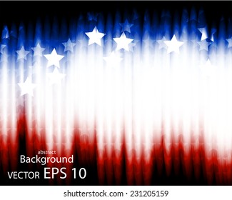 Illustration of abstract American background