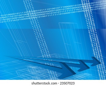 Illustration of abstract background